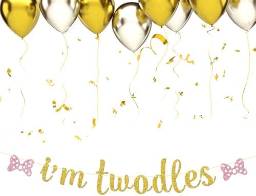 Maicaiffe 2nd Birthday Banner for Kids