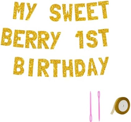 Meowoo Sweet Birthday Bash Decor Banner