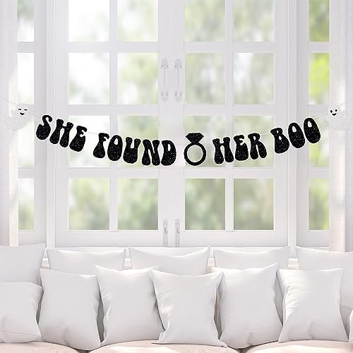 She Found Her Boo Halloween Bridal Shower Banner