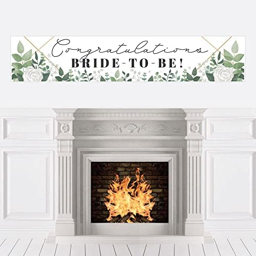 Boho Botanical Bride Greenery Banner Wedding Decor