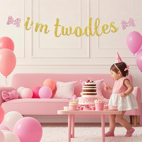Maicaiffe 2nd Birthday Banner for Kids