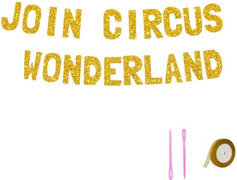 Meowoo Fun Circus Wonderland Party Banner