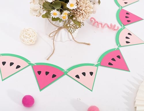 Watermelon Party Garland - Summer Decor Banner
