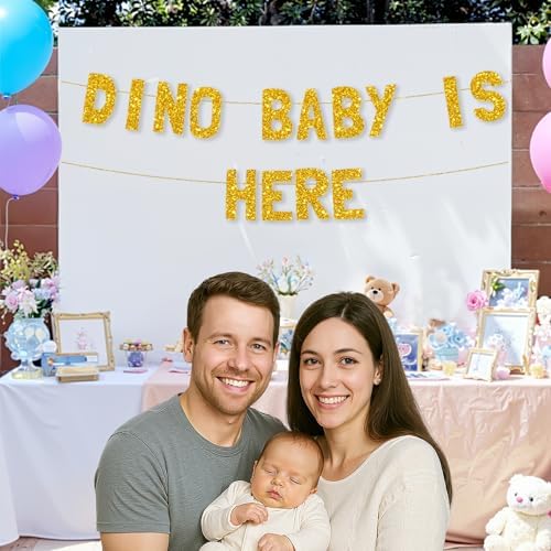 Meowoo Thrillin Dino Baby Decor Banner