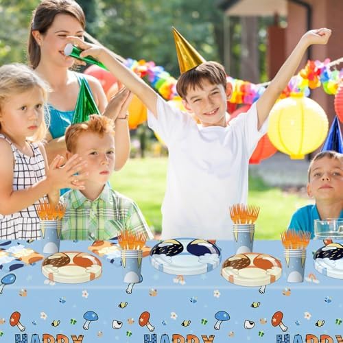 102 PCS Blue Dog Party Tableware Set