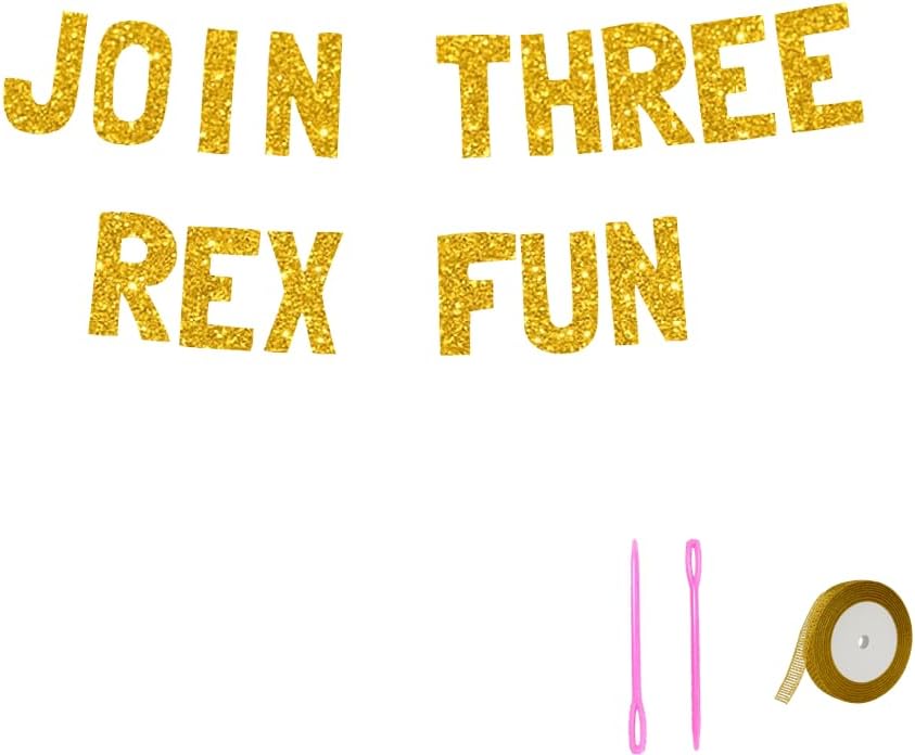 Meowoo Thrillin Dinosaur Party Decorations Banner