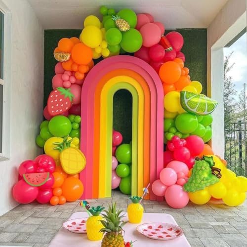 DUBEDAT Fruit Balloon Garland Kit for Birthday Party Decorations