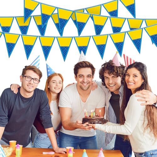 Tiamon 5 Pcs Yellow Big Eyes Birthday Decorations