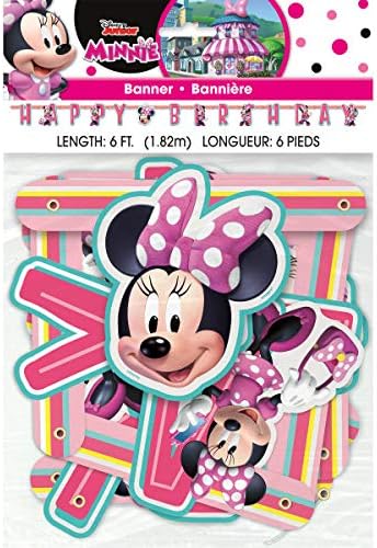 Disney Minnie Mouse Birthday Party Supplies Decoration Favor Bundle