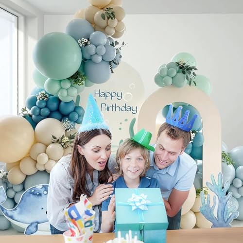 147pcs Ocean Themed Balloons Garland Arch Kit