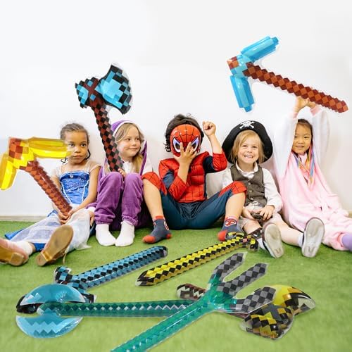 Hokilands 38 Inch Pixel Trident Inflatable Party Favor