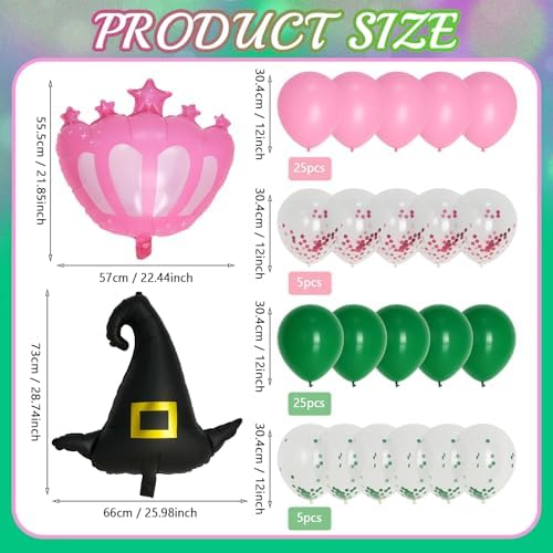 Witch Theme Balloon Garland Arch Kit 62 Pcs