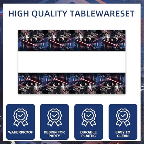 141PCS Star Wars Party Supplies for 20 Guests