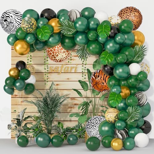 Jungle Safari Balloon Garland Kit 152Pcs