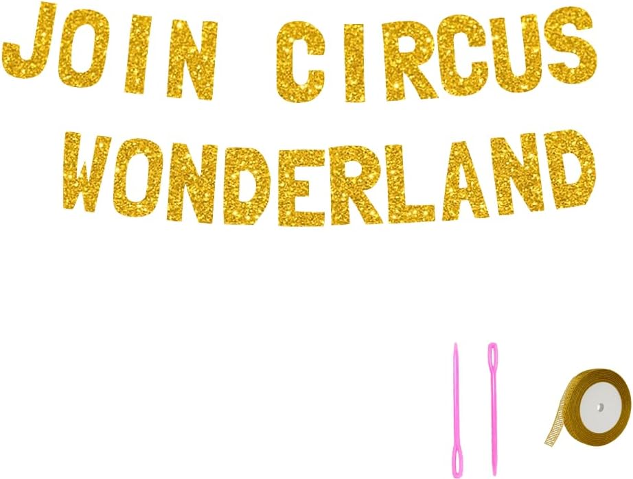 Meowoo Fun Circus Wonderland Party Banner