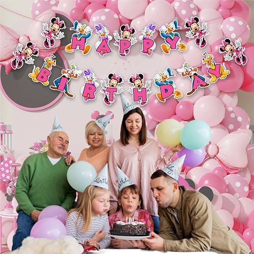 Seyal Mine Mouse Happy Birthday Banner