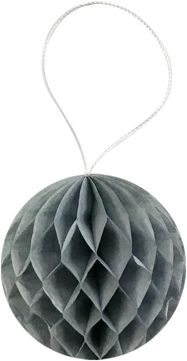 Allydrew 2 Inch Honeycomb Balls Gray Set of 10