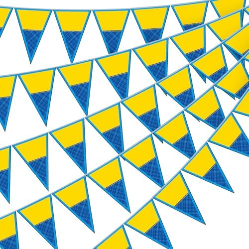 Tiamon 5 Pcs Yellow Big Eyes Birthday Decorations