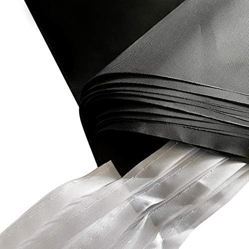 100 Feet Solid Black Pennant Banner Flags Bunting Set for Events