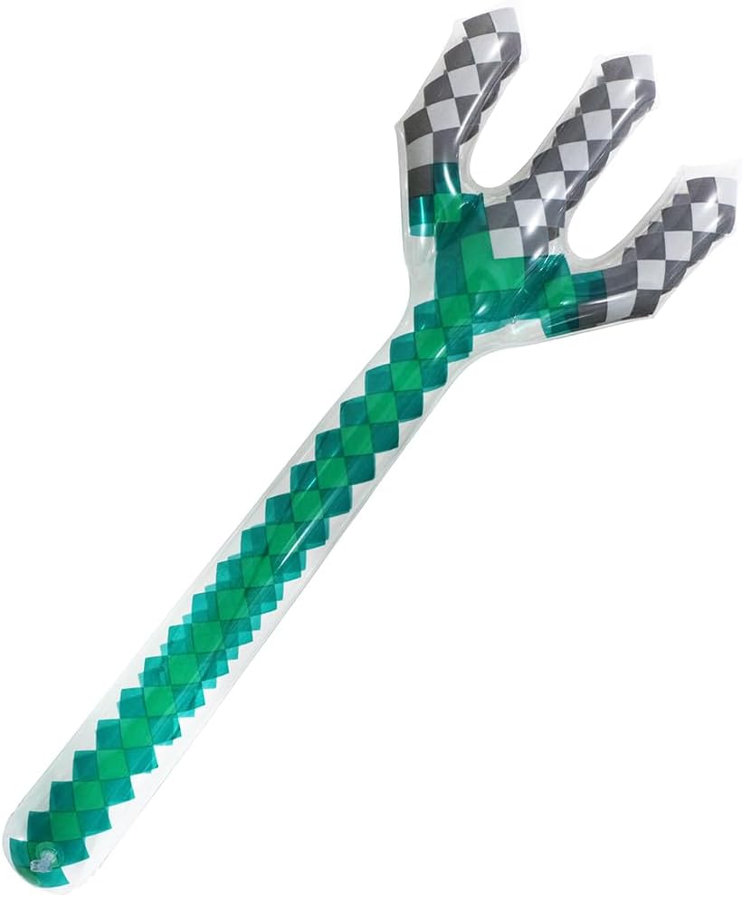 Hokilands 38 Inch Pixel Trident Inflatable Party Favor