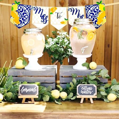 Lemon Themed Miss to Mrs Sign Banner