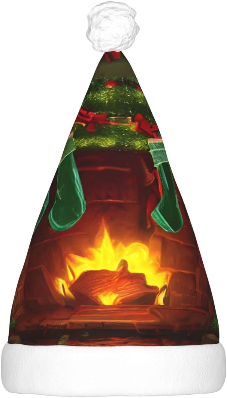 QINZHENG LED Santa Hat for Christmas Party Decorations