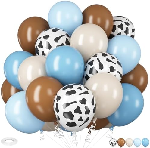 Cow Print Balloons 35PCS 12 Inch for Party Decorations