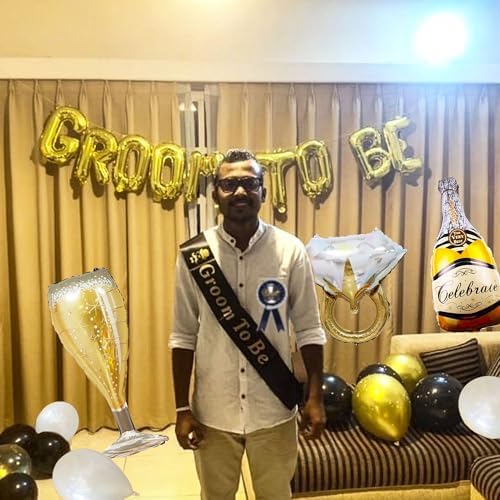 24 Pc Groom To Be Balloon Decoration Set