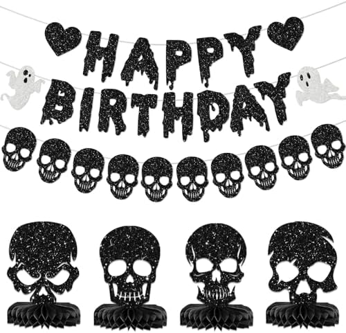 Spooky Birthday Halloween Banner Set