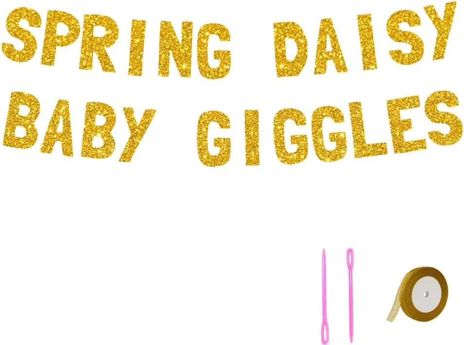 Meowoo Spring Daisy Baby Giggles Banner