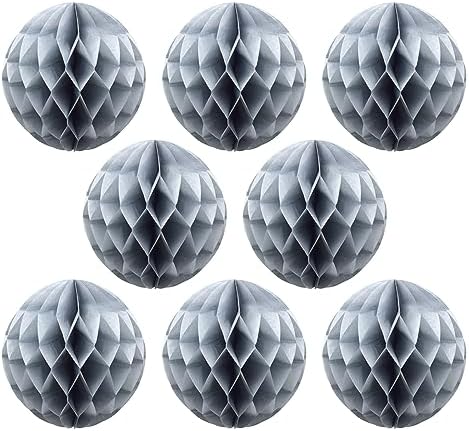 Ruidee 8 Piece Paper Honeycomb Balls Party Decoration
