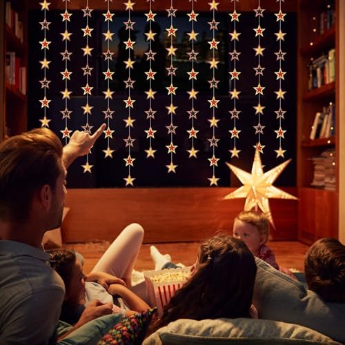 TaoBary 6 Pcs Movie Star Garland Banner Decorations