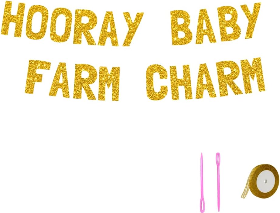Meowoo Joyful Farm Charm Decor 77 Inch Banner