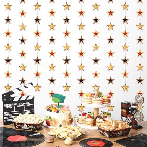 TaoBary 6 Pcs Movie Star Garland Banner Decorations