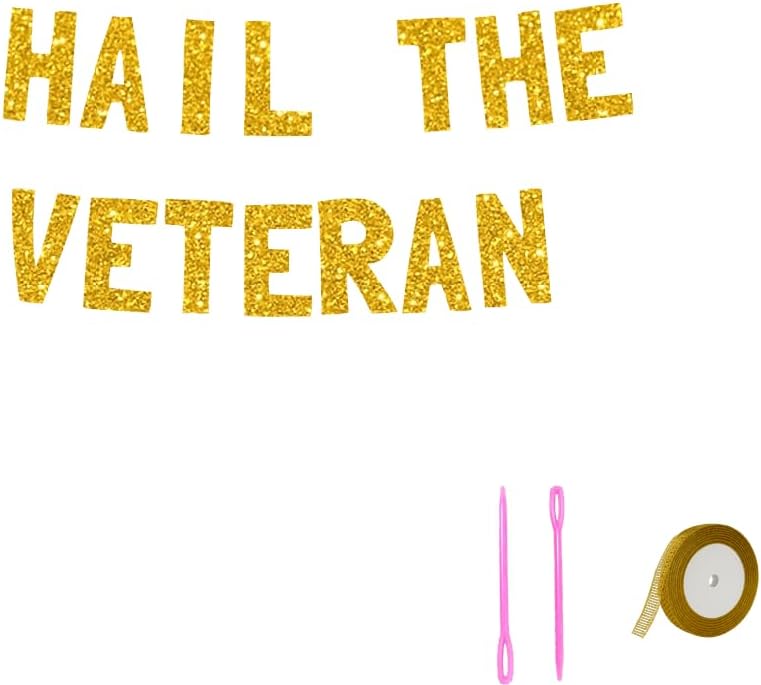 Meowoo Honor the Veteran Decor Banner