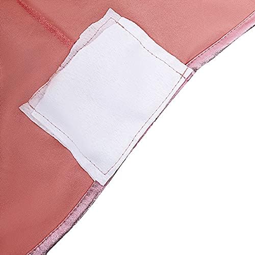 BalsaCircle 6 Feet Rose Gold Fitted Spandex Tablecloth