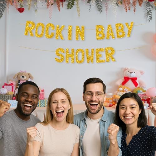 Meowoo Fun Rockin Baby Shower Decoration