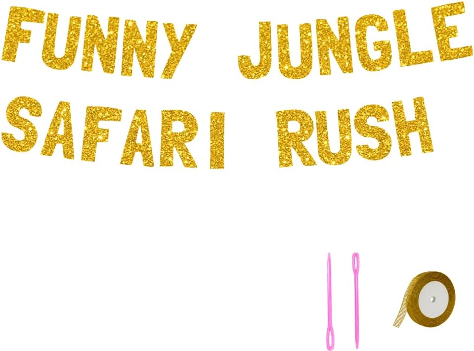 Meowoo Thrillin Jungle Safari Decor Banner