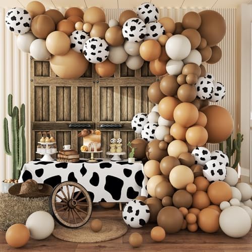141pcs Western Cowboy Balloon Arch Kit Decorations