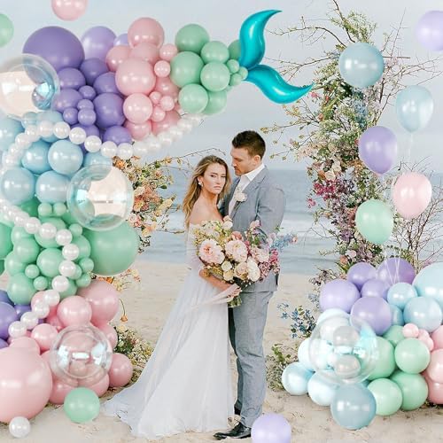 CROSSFINGERS Mermaid Balloon Garland Arch Kit