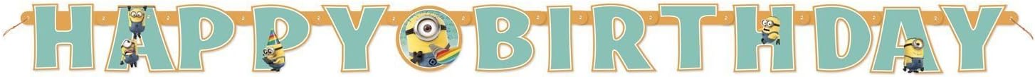 6ft Despicable Me Minions Birthday Banner 1