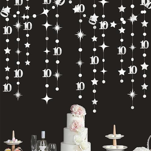10th Anniversary Party Decorations Garland