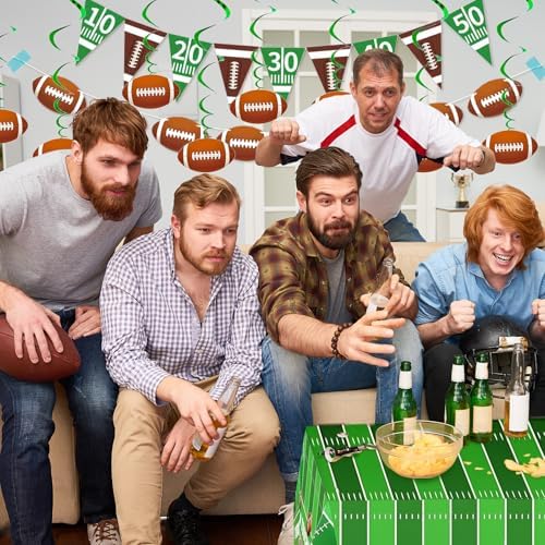 7 Serving Football Party Decorations Set