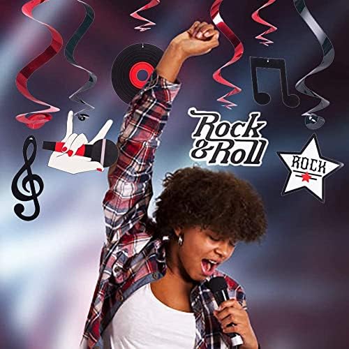 Rock and Roll Birthday Party Decoration 40pcs Easy Joy