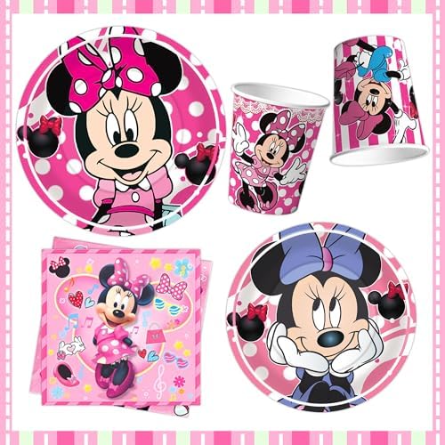Minnie Birthday Party Decorations 123pcs