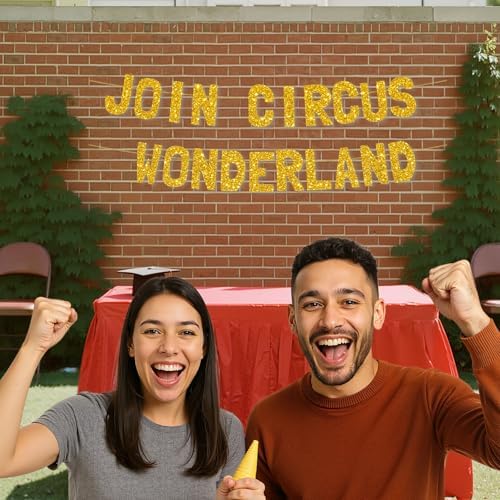 Meowoo Fun Circus Wonderland Party Banner