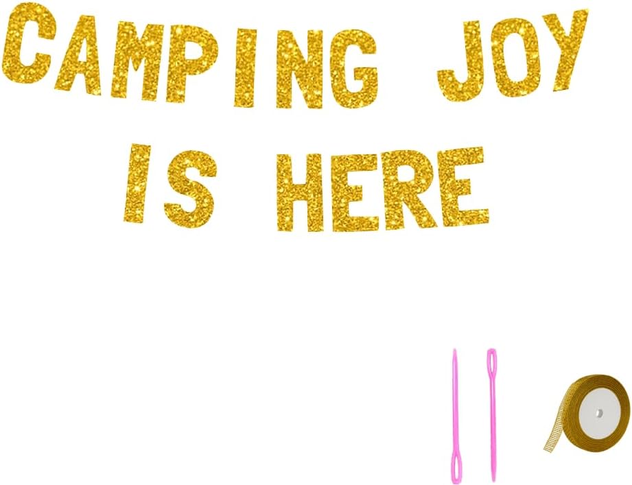 Meowoo Sparkle Banner with 77 Inch Letters