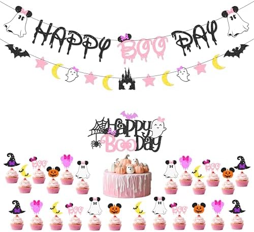 Happy Boo Day Birthday Decoration Set