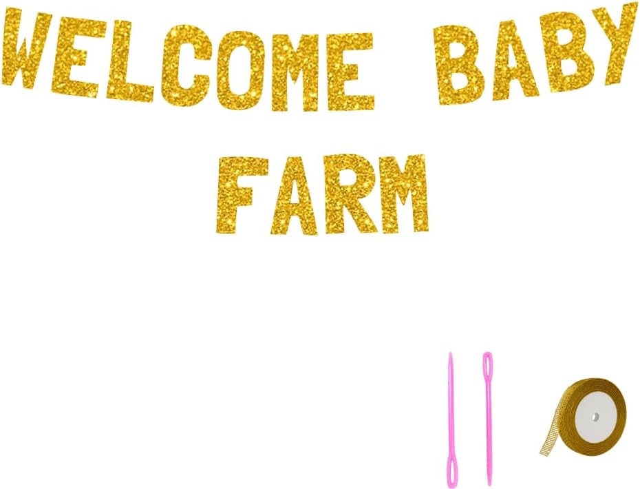 Meowoo Cheerful Baby Farm Decor Banner
