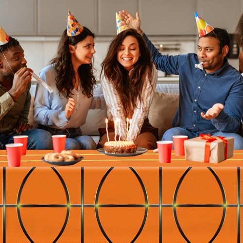 Lenyunge Basketball Table Cloth 54x108 Inch
